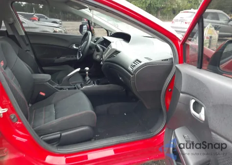 2012 Honda Civic Si из США, поврежденный, VIN 2HGFB6E52CH704911